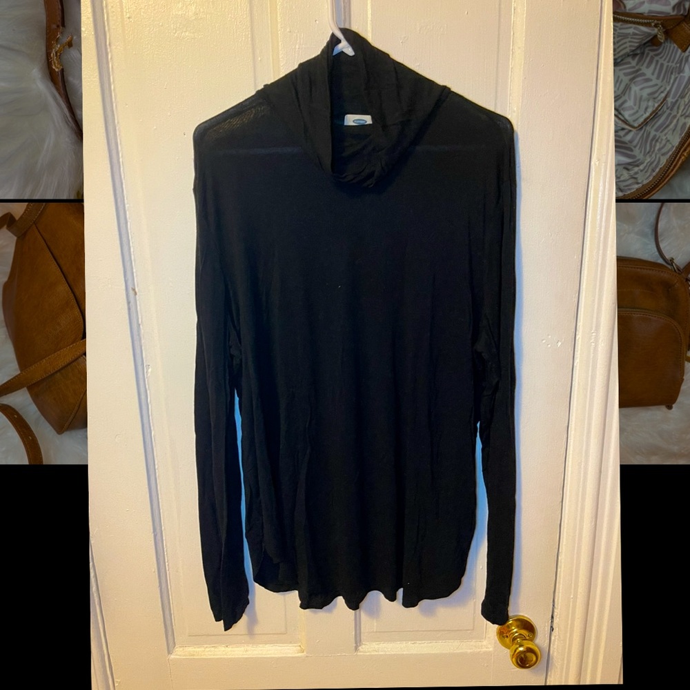 Black Old Navy Turtleneck